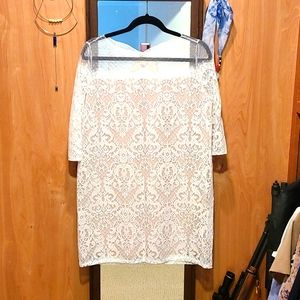 DearWhite Lace Dress